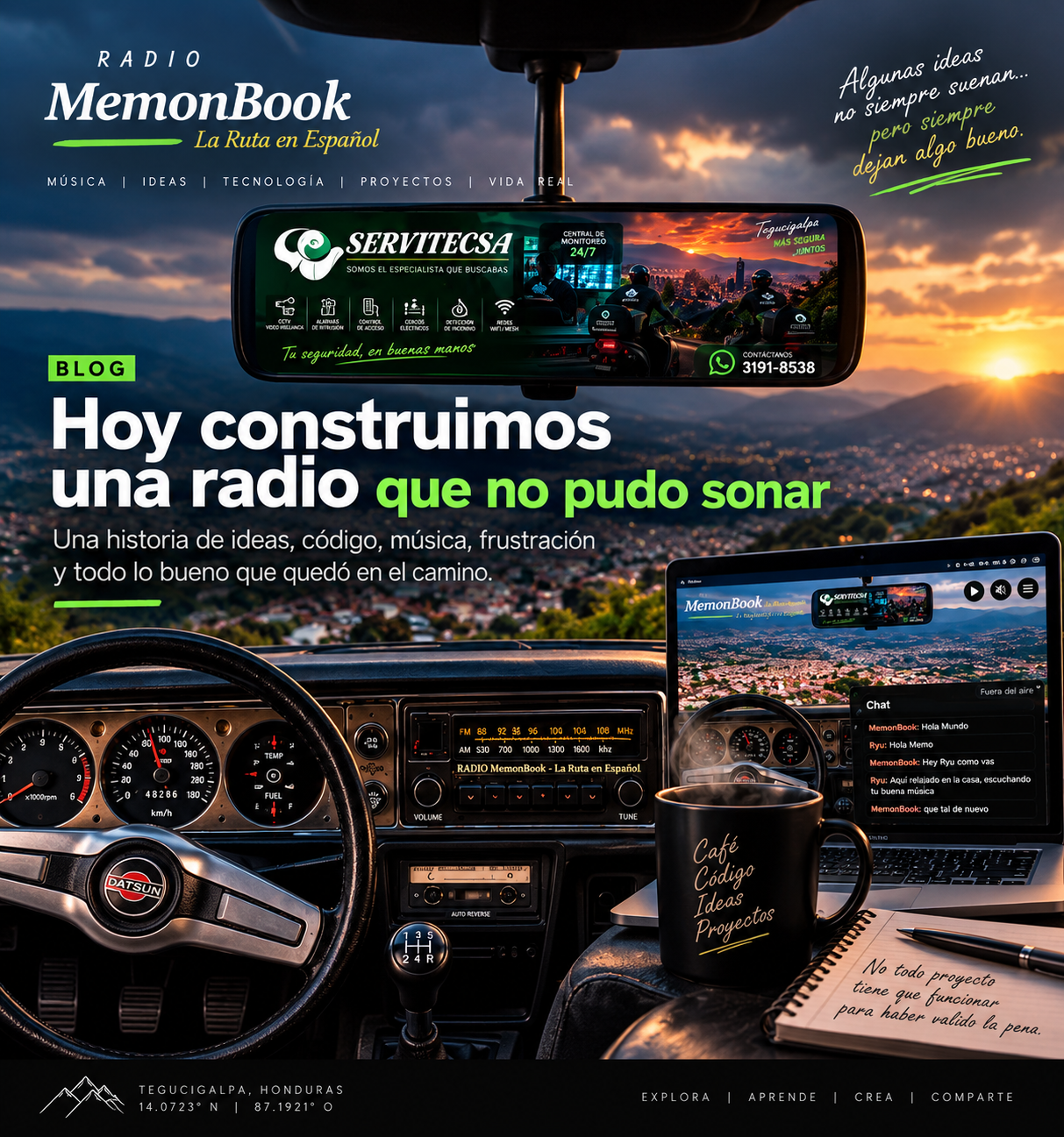 Hoy construimos una radio que no pudo sonar
